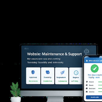Website Maintenance Mockup